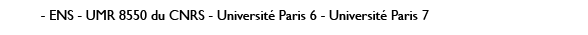 LPS - ENS - UMR 8550 du CNRS
