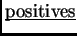 $\underline{\smash{\hbox{positives}}}$