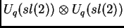 $U_q(sl(2))\otimes U_q(sl(2))$