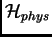 ${\cal H}_{phys}$