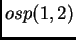 $osp(1,2)$