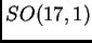 $SO(17,1)$